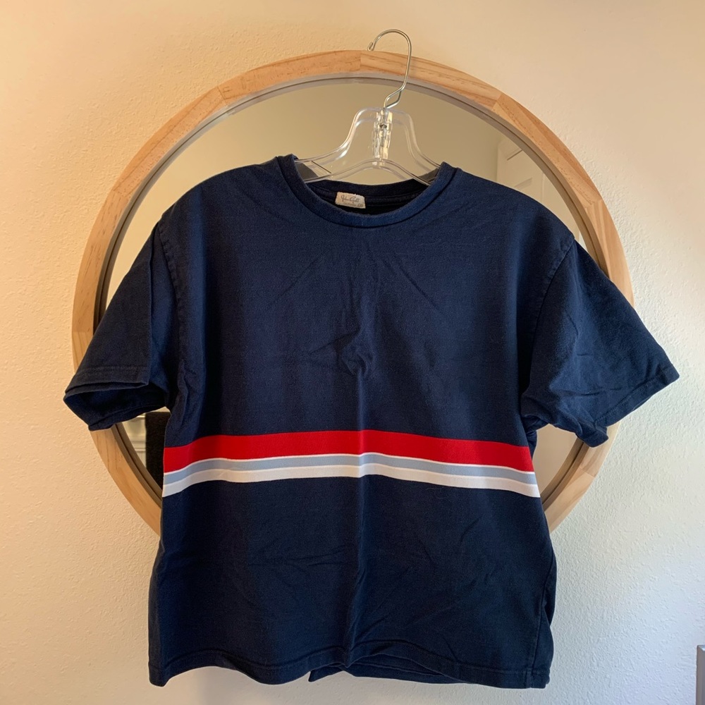 Brandy Melville John galt striped crop top